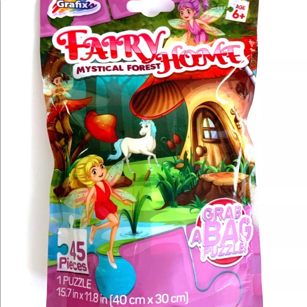 FAIRY HOME MYSTICAL FOREST Puzzle 45 Pcs 6+ New